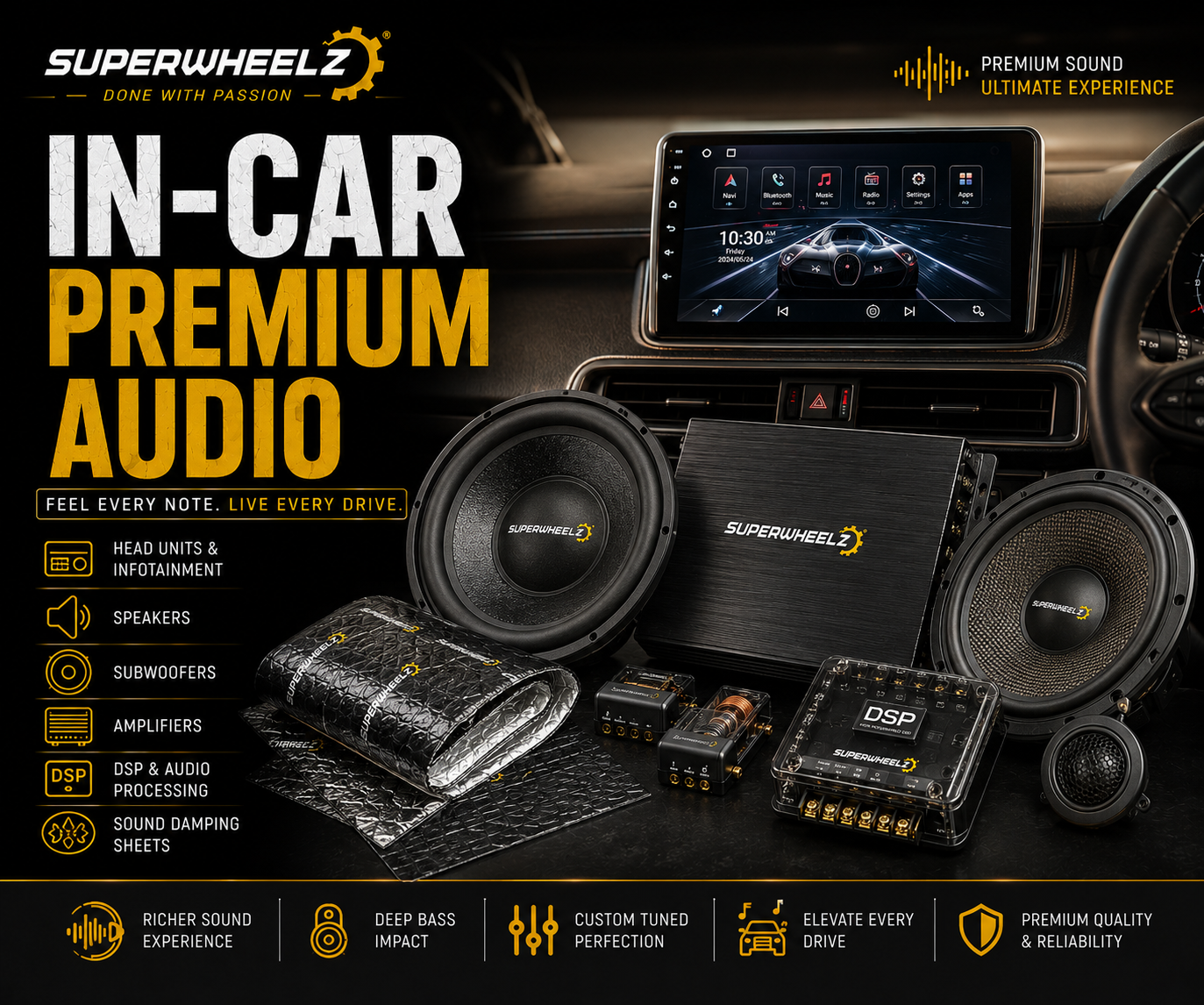 In-Car Premium Audio 🎵